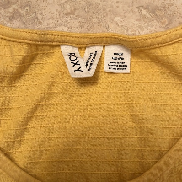 Roxy sunshine yellow sundress, size M, worn once, excellent condition - Picture 2 of 5